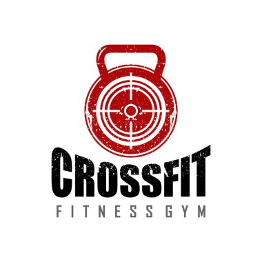 Fitness ve Jimnastik Logosu Tasarım Vektörü