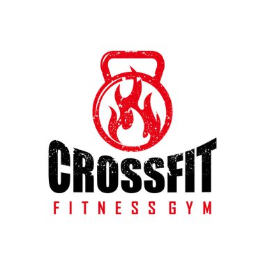 Fitness ve Jimnastik Logosu Tasarım Vektörü