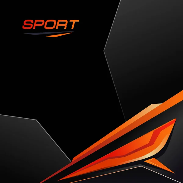 Resumo Sports Background Vector Ilustração Dia Internacional Desporto — Vetor de Stock