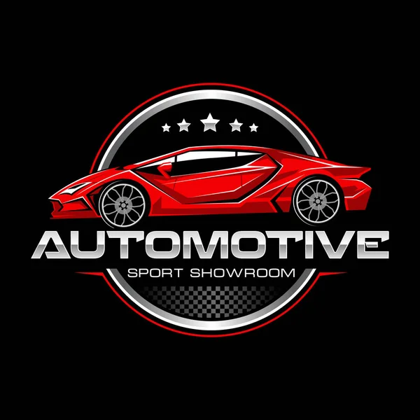 Auto Logo Design Illustration Vektor — Stockvektor
