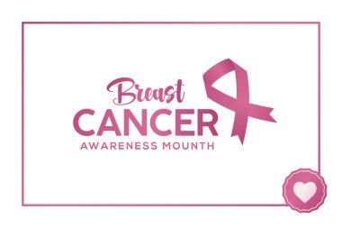 Göğüs Kanseri Farkındalığı Banner Tasarım Vektörü