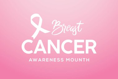 Göğüs Kanseri Farkındalığı Banner Tasarım Vektörü