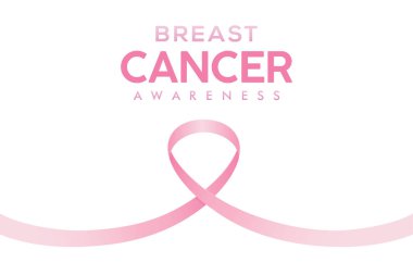 Göğüs Kanseri Farkındalığı Arkaplan Vektörü