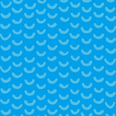 Düzensiz el çizimi dalgalı çizgileri olan kusursuz bir arka plan. Soyut balık pulu mavi renklerde kusursuz desen. Duvar kağıdı, ambalaj, tekstil veya diğer projeler için mükemmel.
