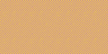 Yatay, pürüzsüz, pembe ve sarı kontrollü bir arka plan. Düzensiz karelerle çizilmiş el dokuları. Tekstil, ambalaj, dekor için harika. Kullanmak için örnek paneline sürükle.