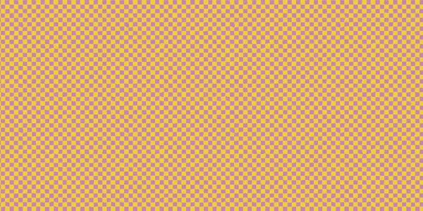 Yatay, pürüzsüz, pembe ve sarı kontrollü bir arka plan. Düzensiz karelerle çizilmiş el dokuları. Tekstil, ambalaj, dekor için harika. Kullanmak için örnek paneline sürükle.