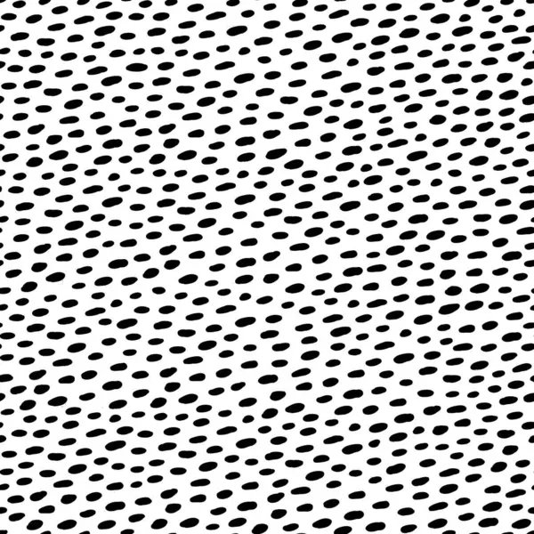 Dalmaçyalı benekli siyah beyaz desenli. El çizimi vektör dokusu, dinamik düzensiz noktalar ve kalın kontrast. Kullanmak için, örnek paneline sürükleyin.