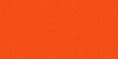 Kırmızı ve turuncu benekli, yatay, pürüzsüz desen. Hareketli düzensiz noktalar ve kalın kumlu bakışlı el çizimi vektör dokusu. Soyut kumaş, pop sanat baskısı ya da ambalaj kağıdı için harika.