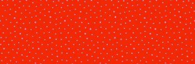 Kırmızı üzerine kusursuz pembe nokta desenli bir arka plan. Vektör konfeti puantiyeli doku, basit ve soyut oyuncu baskı. Kumaş, ambalaj kağıdı, duvar kağıdı ve markalaşma için harika. Örnekleme paneline sürükle