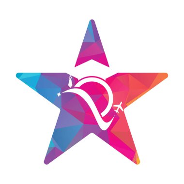 Seyahat logosu tasarım vektörünü incele. Seyahat Okulu Eğitim Logosu Tasarım Elemanı.