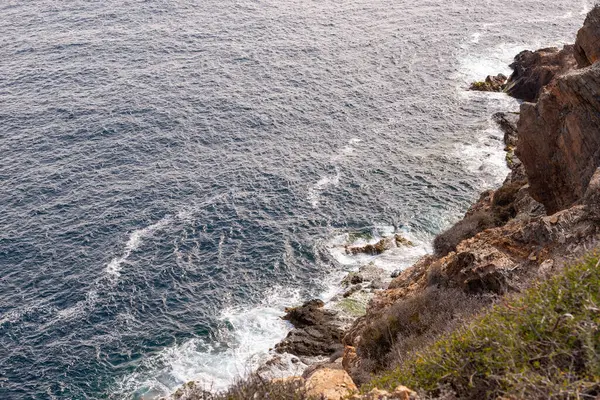 Dağdan denize ve dağlara bak. Portman, Murcia, İspanya