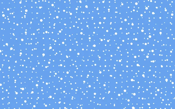 Abstraktní Modré Pozadí Bílými Tečkami — Stockový vektor