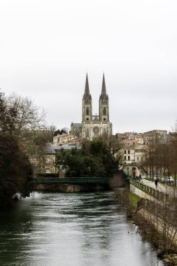 Niort 'un manzarası. Fransa