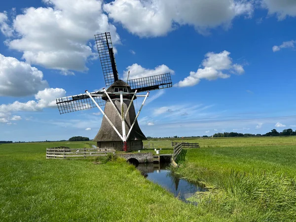 Smock Mill Rinsumageast Friesland Netherlands — Stockfoto