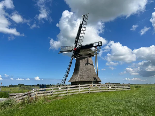 Smock Mill Rinsumageast Friesland Netherlands — Stok fotoğraf