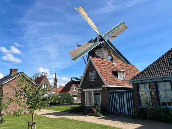 Windmill Woudsend Friesland Netherlands — Stock Photo, Image