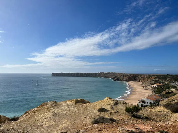Praia Sagres Portugal — Fotografia de Stock