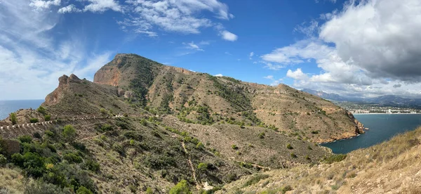 Spanya Nın Faro Del Albir Bakış Açısından Panorama — Stok fotoğraf