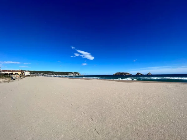 Empty Beach Estartit Costa Brava Spain — Stock Photo, Image
