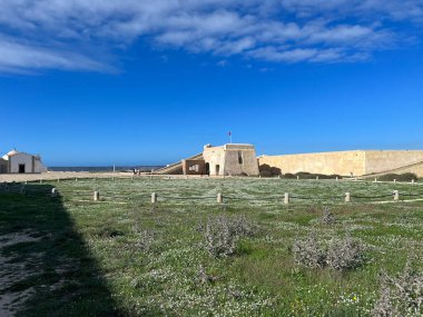Portekiz 'deki Fortaleza de Sagres.