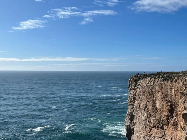 ポルトガルのフォルタレザ サグレスの大きな崖 — ストック写真