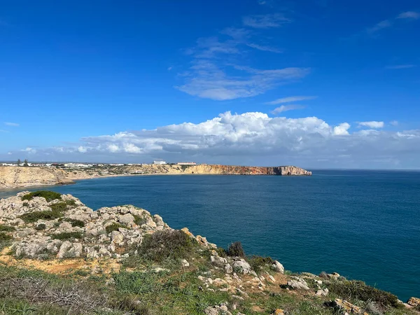 葡萄牙萨加尔要塞周围的海岸线 — 图库照片