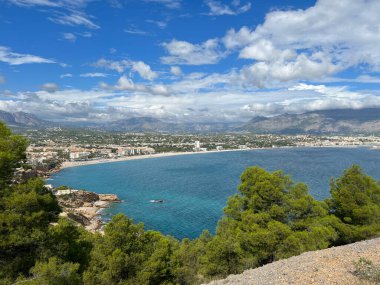 İspanya 'da Albir çevresindeki Parque Natural Serra Gelada' dan görüntü