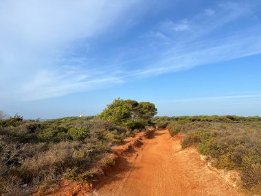 Dirt road around Conil de la Frontera in Spain