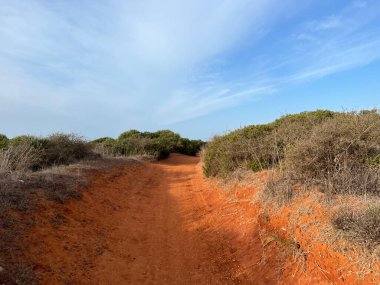 Dirt road around Conil de la Frontera in Spain