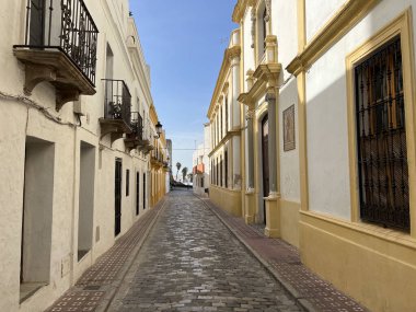 Street in the old town of Tarifa, Spain