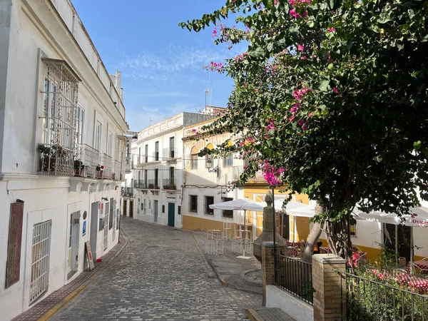 Street Old Town Tarifa Spain —  Fotos de Stock