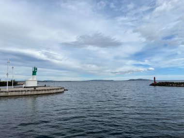Bassin de Thau Gölü Güney Fransa 'da Marsilya çevresinde