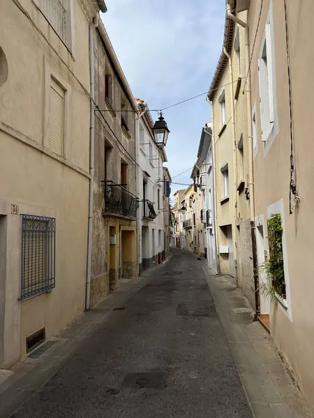 Street City Meze Southern France — Stock Photo, Image