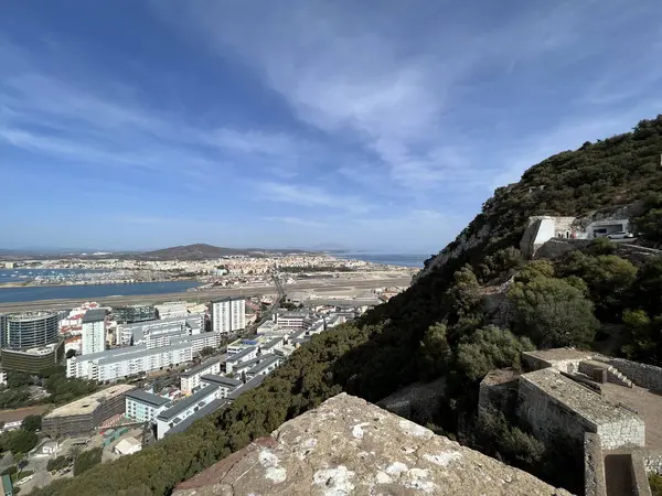 View Moorish Castle Gibraltar Europe — Stock Photo, Image