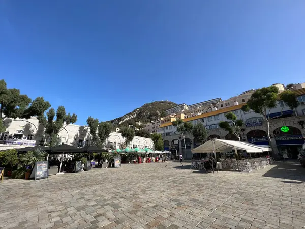 Площадь Великих Казематов Гибралтаре — стоковое фото