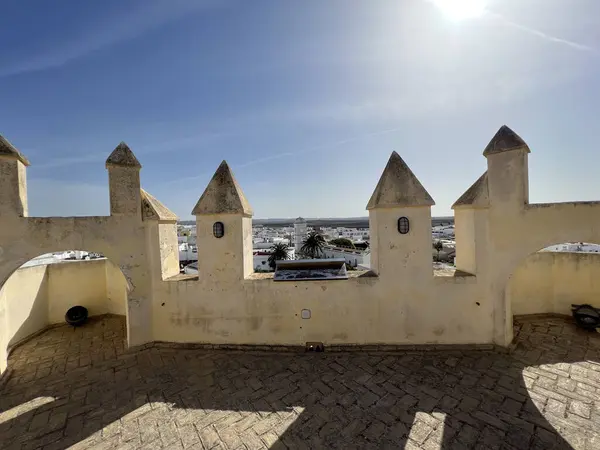Вид Город Конил Фронтера Торре Осман Испании — стоковое фото