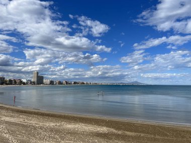 İspanya 'da Peniscola' da plaj