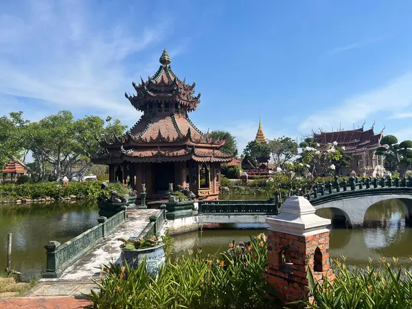 Bangkok Tayland Yakınlarındaki Antik Şehir Deki Pavilion - Stok İmaj