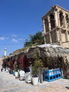 Dubai 'deki Al Fahidi tarihi mahallesindeki restoran, Birleşik Arap Emirlikleri