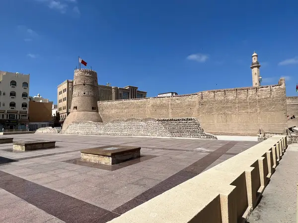 Musée Dubaï Fort Historique Dans Vieille Ville Dubaï Aux Émirats — Photo