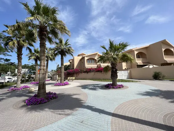 Casas Dubai Emirados Árabes Unidos — Fotografia de Stock