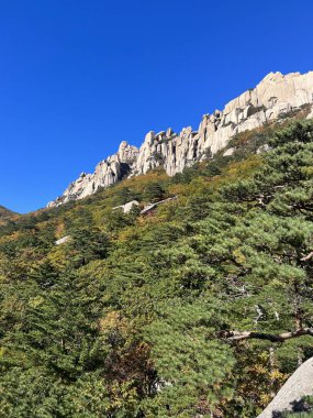 Güney Kore 'deki Seoraksan Ulusal Parkı' ndan görüntüler