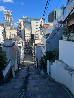 Tokyo sokaklarında, Japonya 'da