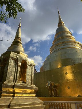 Wat Phra Singh Woramahawihan Budist tapınağı Chiang Mai, Tayland