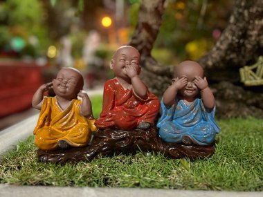 Da Nang, Vietnam 'daki Chua Khe tapınağındaki heykel.