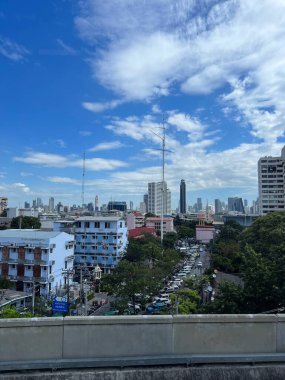 BTS altın çizgisinden Tayland, Bangkok 'taki Icon Siyam' a doğru görüntü