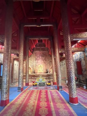 Wat Phra Singh Woramahawihan Budist tapınağı Chiang Mai, Tayland