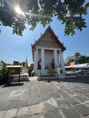 Wat Noranarthsoontarikaram Budist tapınağı Bangkok, Tayland