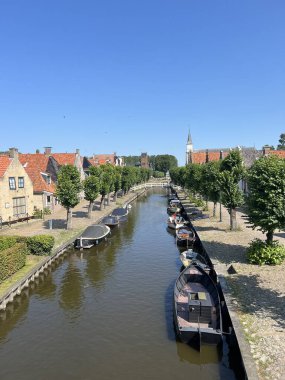 Hollanda, Friesland 'daki Sloten şehri.