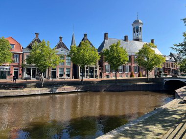 Hollanda 'nın Friesland kentindeki Dokkum şehri.